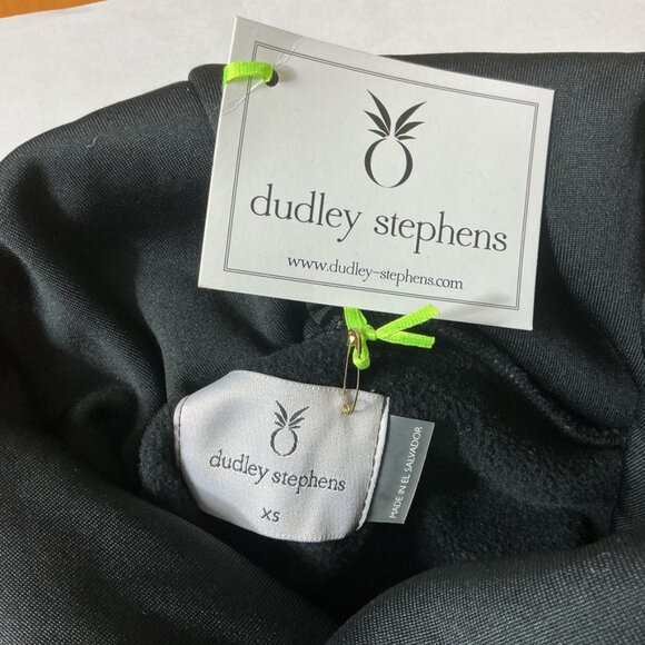 Dudley Stephens Black Long Sleeve Clover Crop Turtleneck Pull over NWT XS - Picture 6 of 9